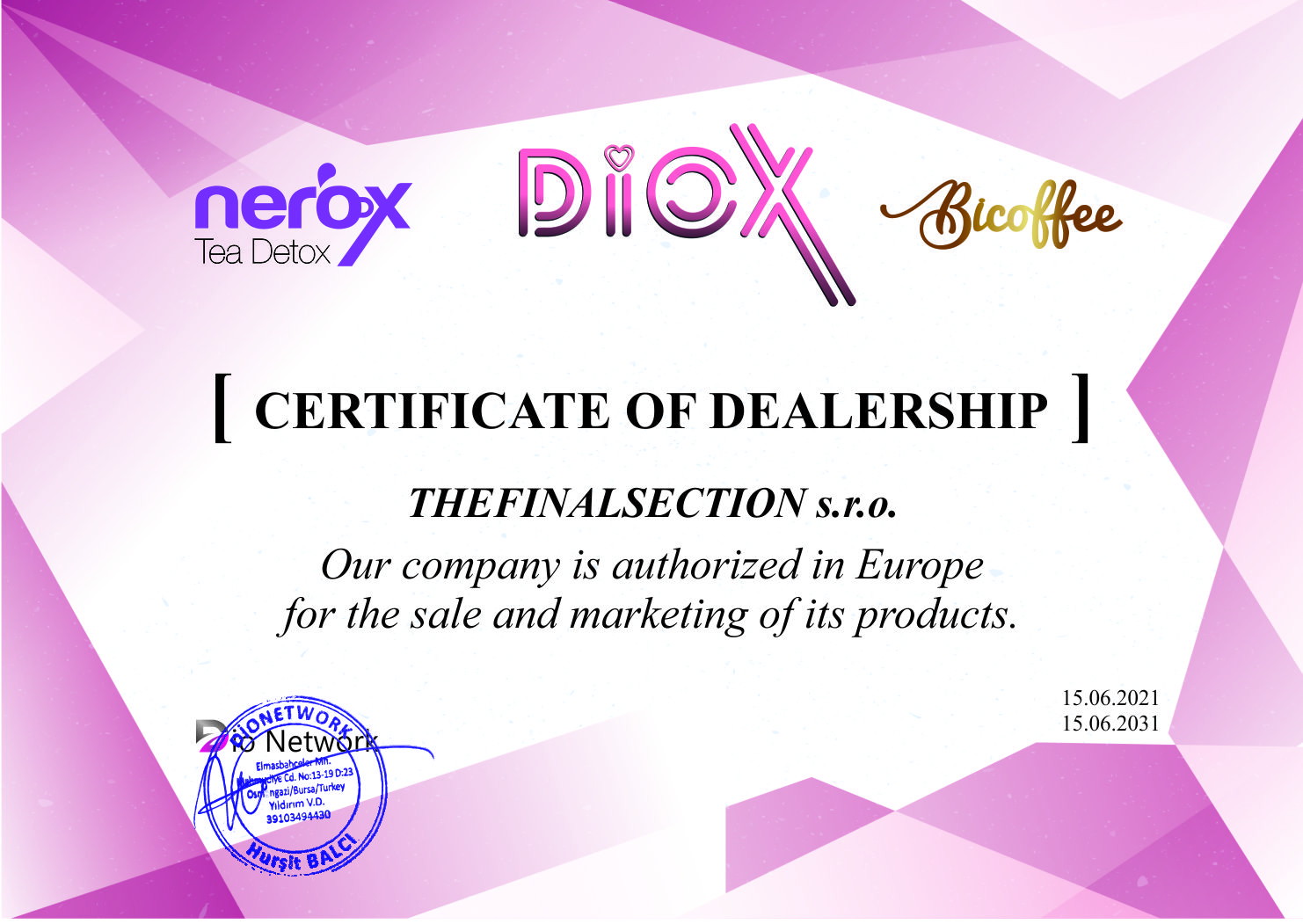 certifikat