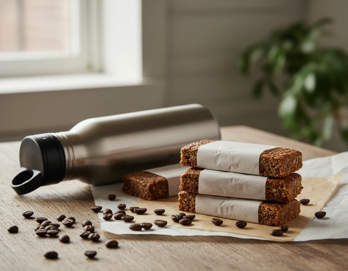 Tyčinky s kávou: Energie na cesty i na sport