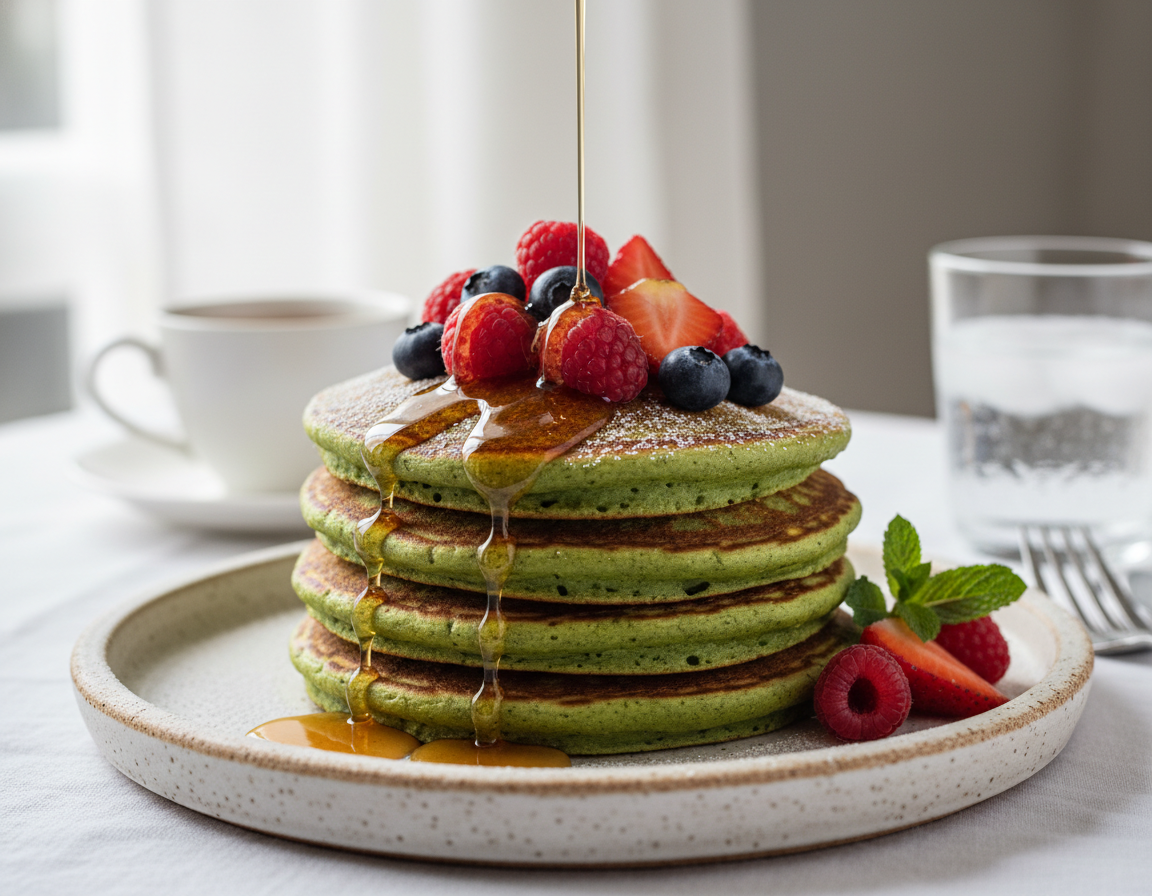 Palačinky s čajem matcha - Opravdová snídaně šampionů