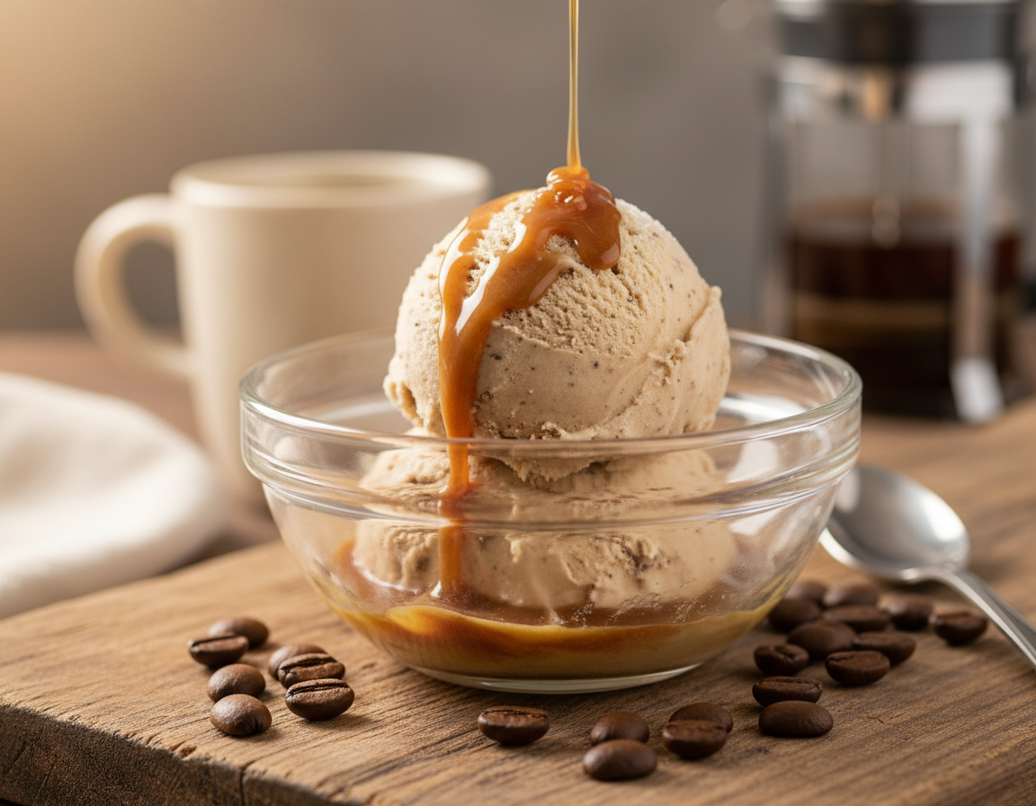 Máte zmrzlinovač? Udělejte si domácí kávovou zmrzlinu!