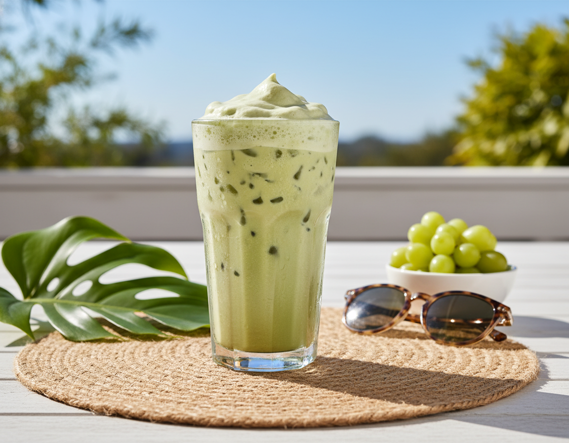 Čajové frappé aneb Jak využít méně kvalitní matcha čaj