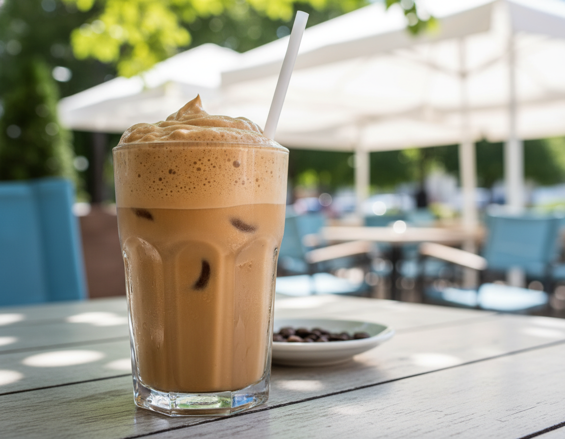 Řecké frappé: Ledová káva na pláž i k bazénu