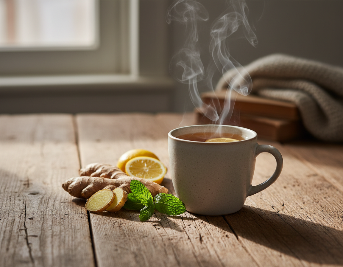 Recept na zázvorový čaj