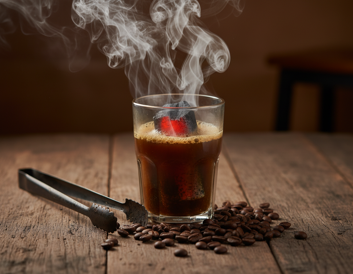 Kopi joss: Jaká asi může být káva s uhlím?