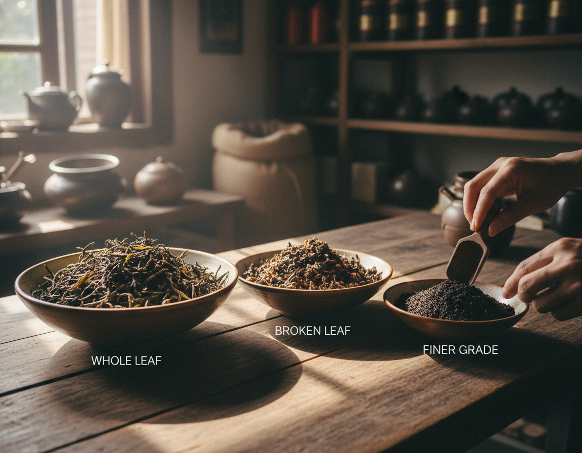 Klasifikace černého čaje - rozdělení čajů