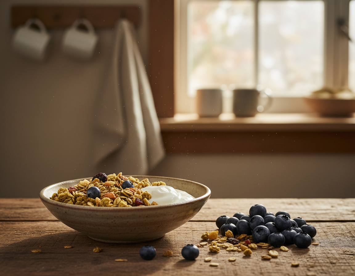 Domácí Matcha Granola - Jak si připravit úžasnou snídaní