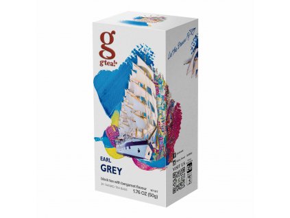 Černý čaj Earl Grey G Tea - 25 sáčků