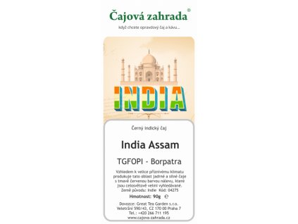 Sypaný černý čaj India Assam TGFOPI Borpatra