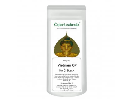 černý sypaný čaj Vietnam OP Ho Či