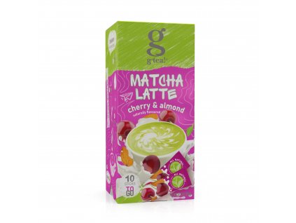 Matcha Latte Třešeň & Mandle - zelený čaj
