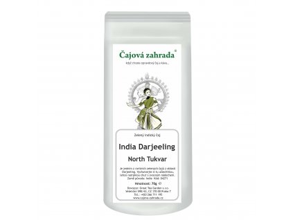 Zelený sypaný čaj Indie Darjeeling Norht Tukvar Greena Green