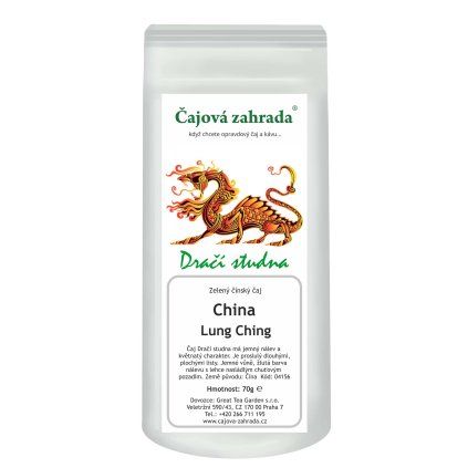 China Lung Ching – zelený čaj (Dračí studna) (Varianta zelený čaj 70g)