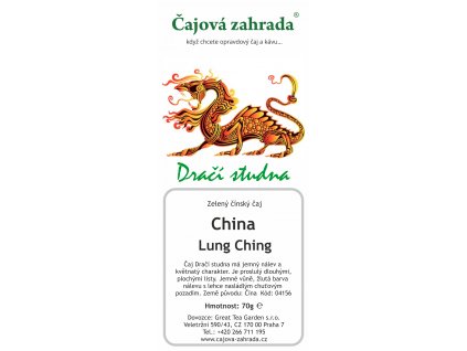 Zelený sypaný čaj Dračí studna_Lung Ching