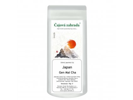 Zelený sypaný čaj Japan Gemaicha