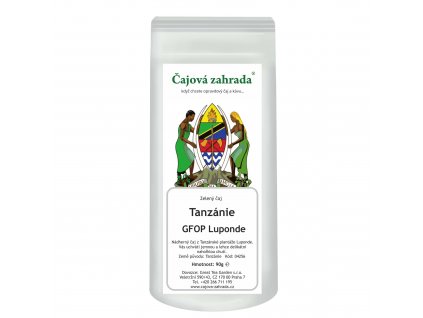 Zelený sypaný čaj Tanzánie Luponde Green