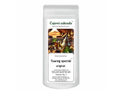 Sypaný zelený ochucený čaj Tuareg speciál
