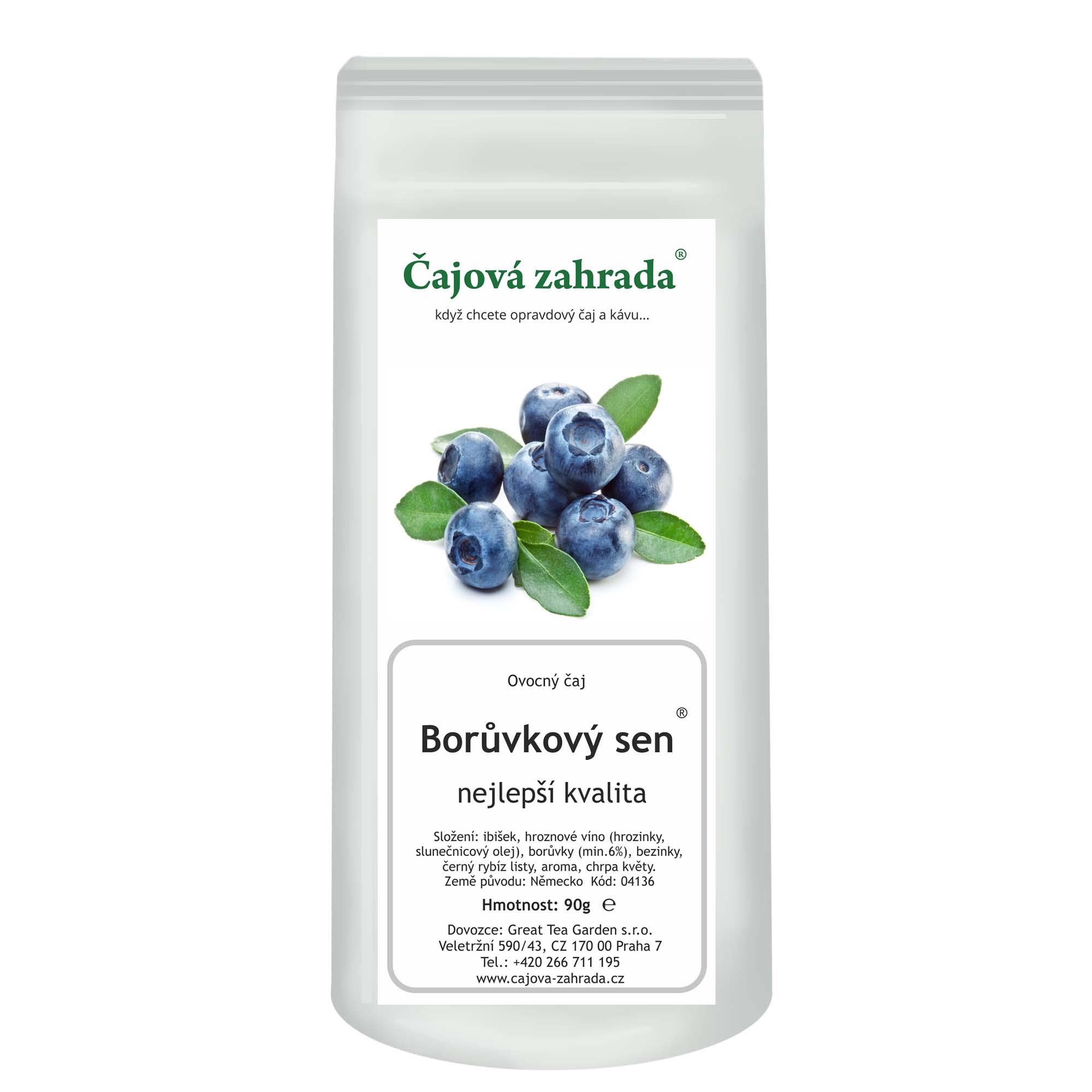 Čajová zahrada Borůvkový sen ® - ovocný čaj Varianta: ovocný čaj 1000g