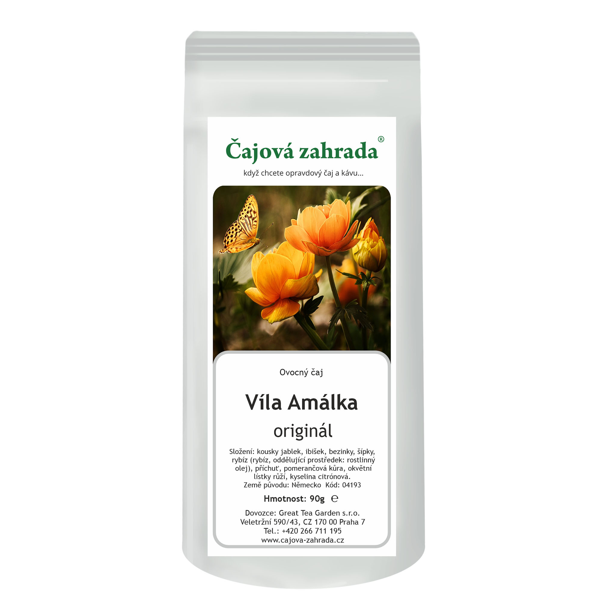 Levně Čajová zahrada Víla Amálka - ovocný čaj Varianta: ovocný čaj 1000g