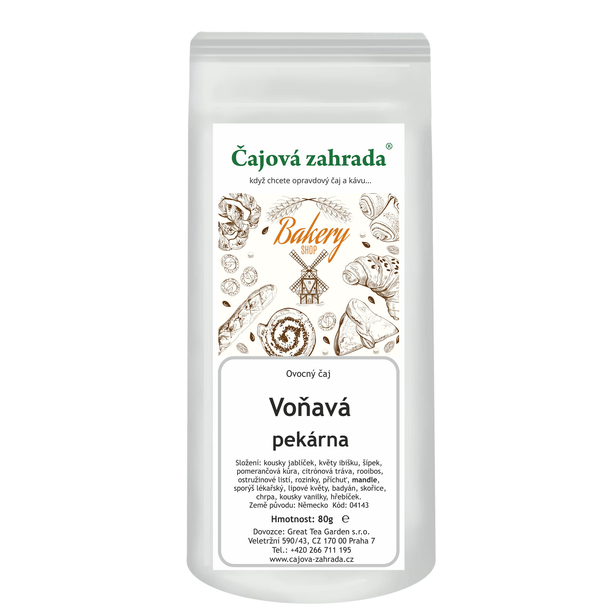 Levně Čajová zahrada Voňavá pekárna - ovocný čaj Varianta: ovocný čaj 1000g