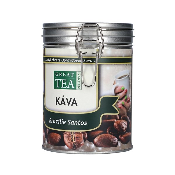 Great Tea Garden Vánoční káva Brazílie Santos v dóze Varianta: zrnková 200g