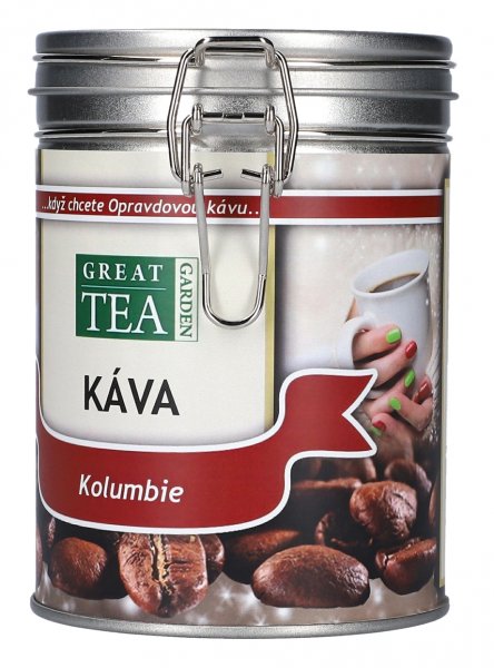 Levně Great Tea Garden Vánoční káva Kolumbie v dóze Varianta: mletá 200g