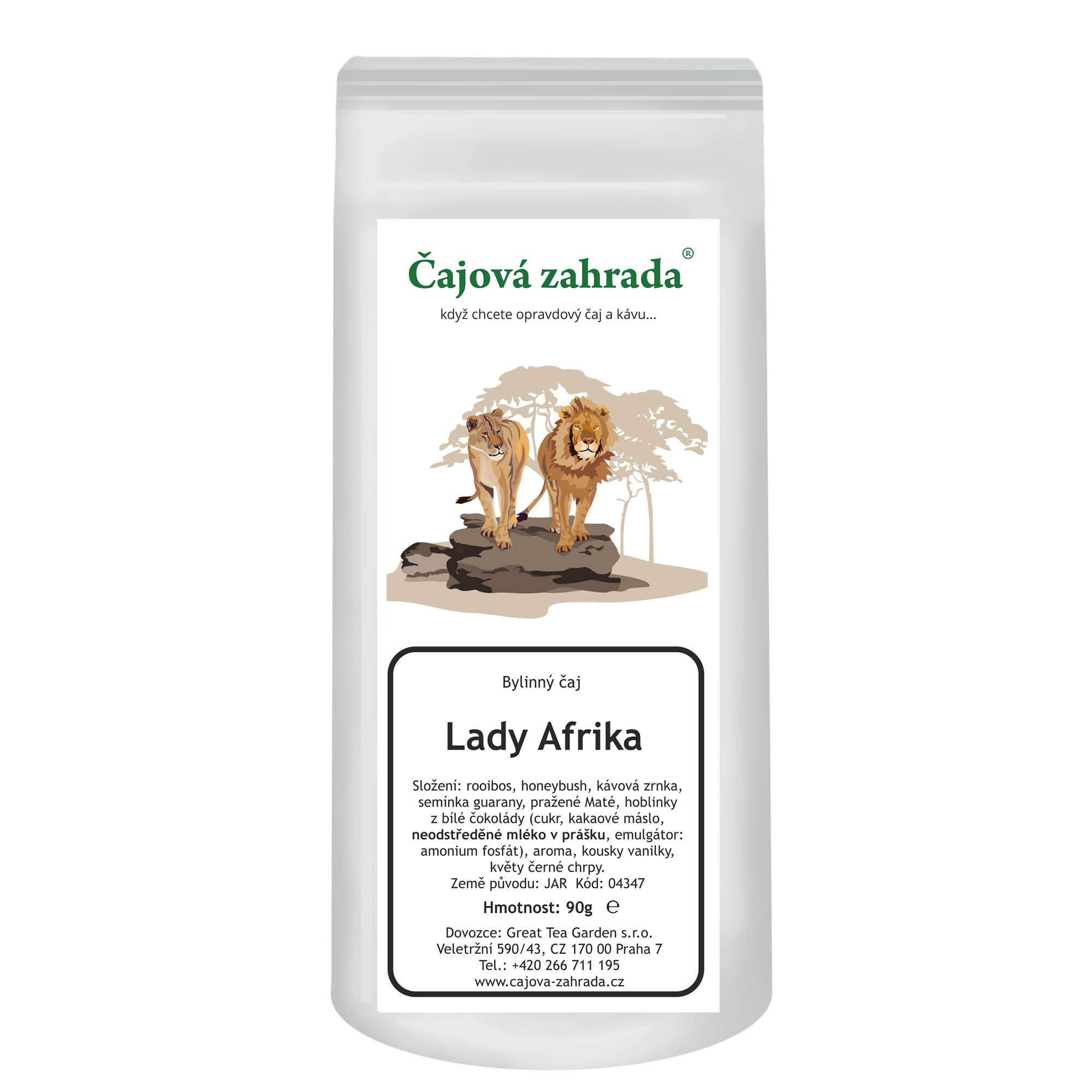 Levně Čajová zahrada Rooibos Lady Afrika Varianta: rooibos čaj 1000g