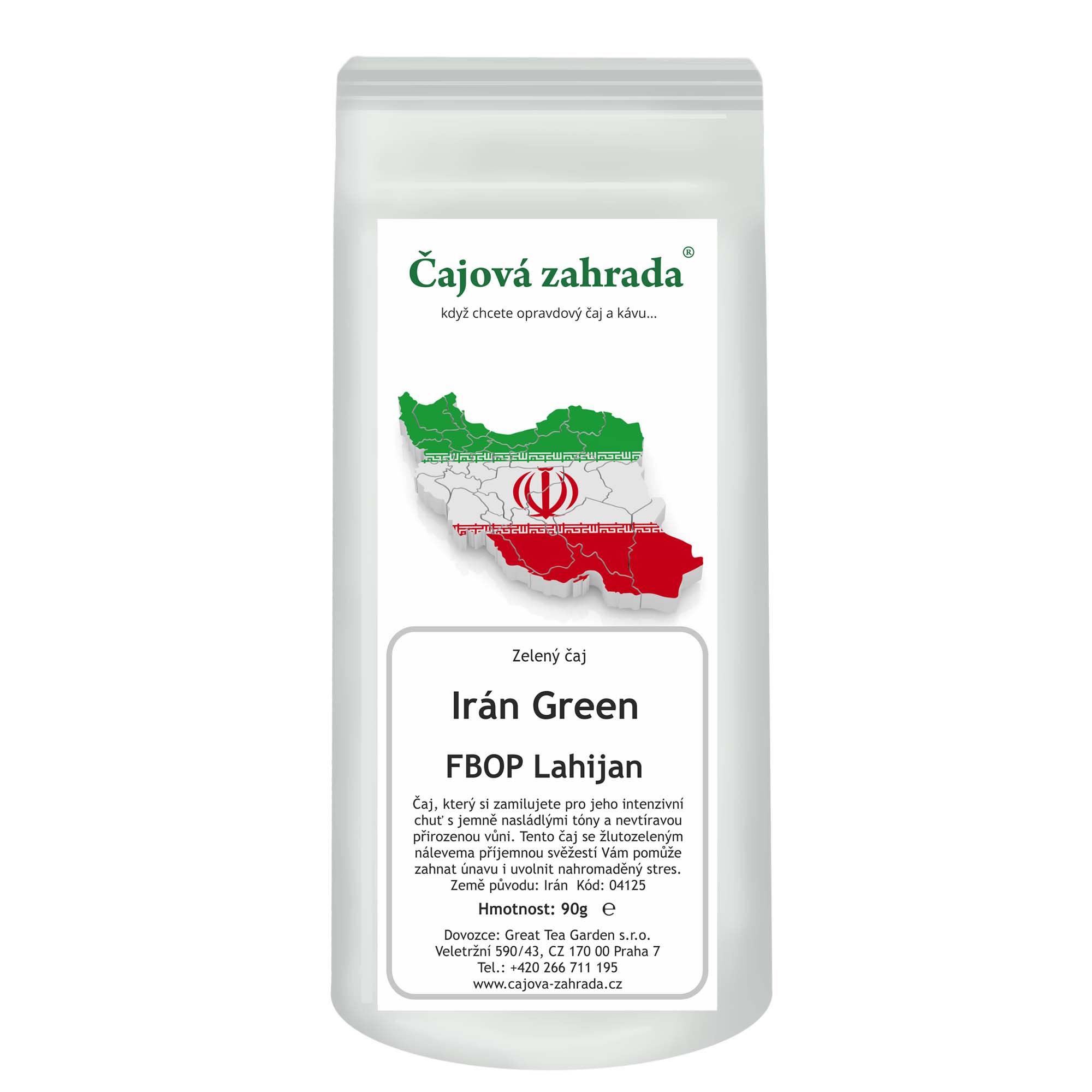 Levně Čajová zahrada Irán Green Lahijan FBOP - zelený čaj Varianta: zelený čaj 1000g
