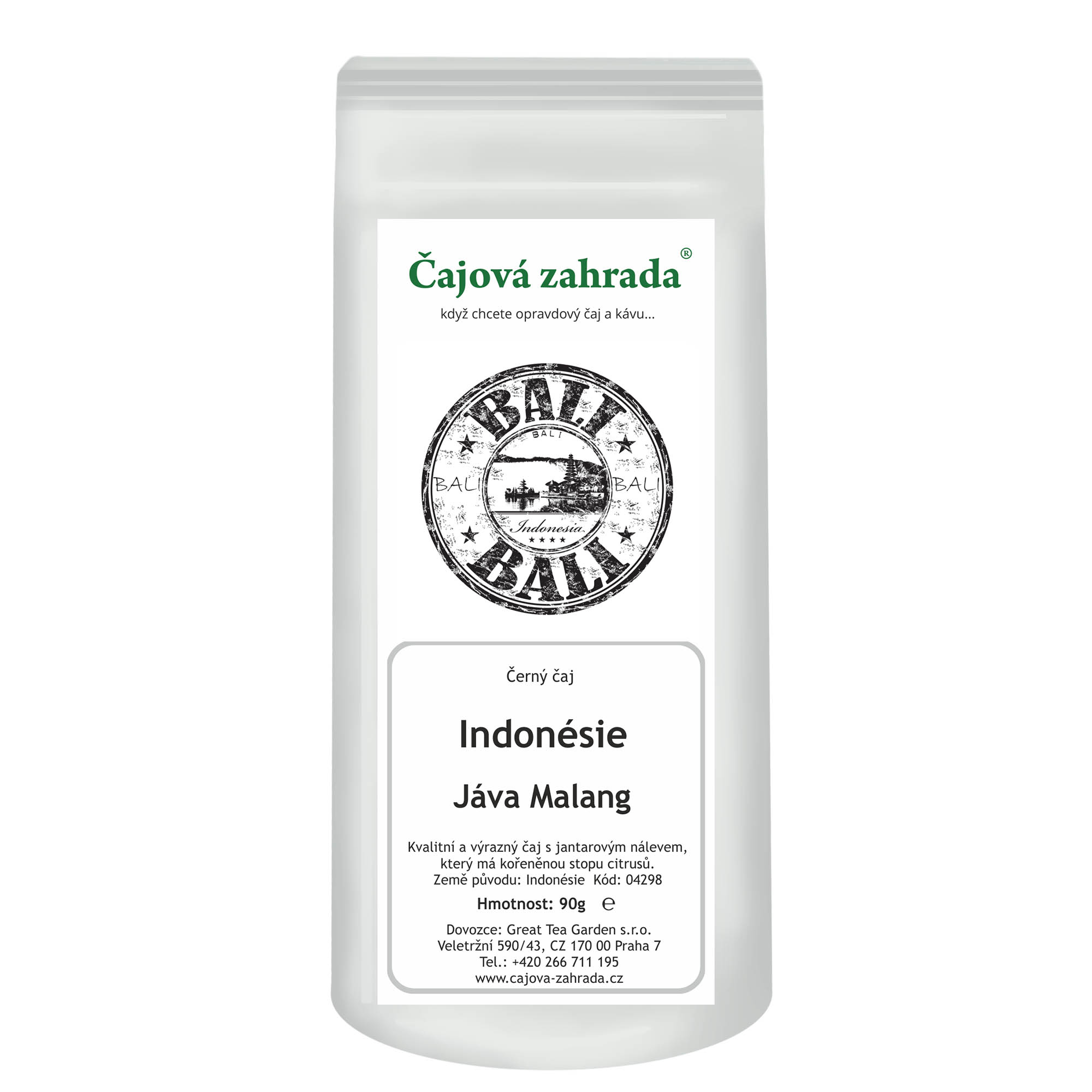 Indonésie Jáva Malang – černý čaj