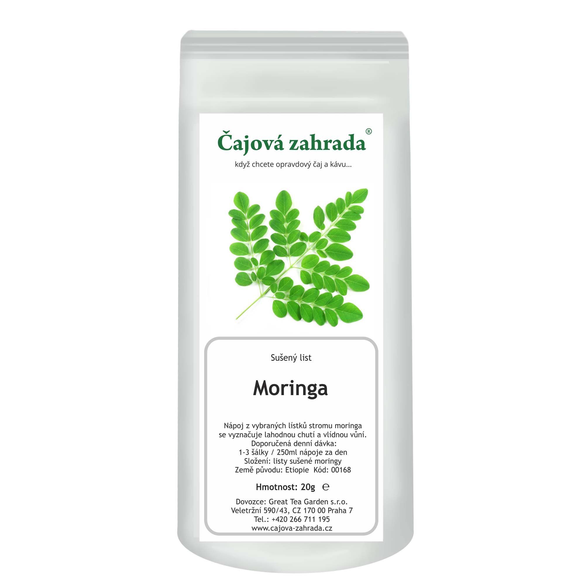 Moringa listy – bylinný čaj 20 g ℮