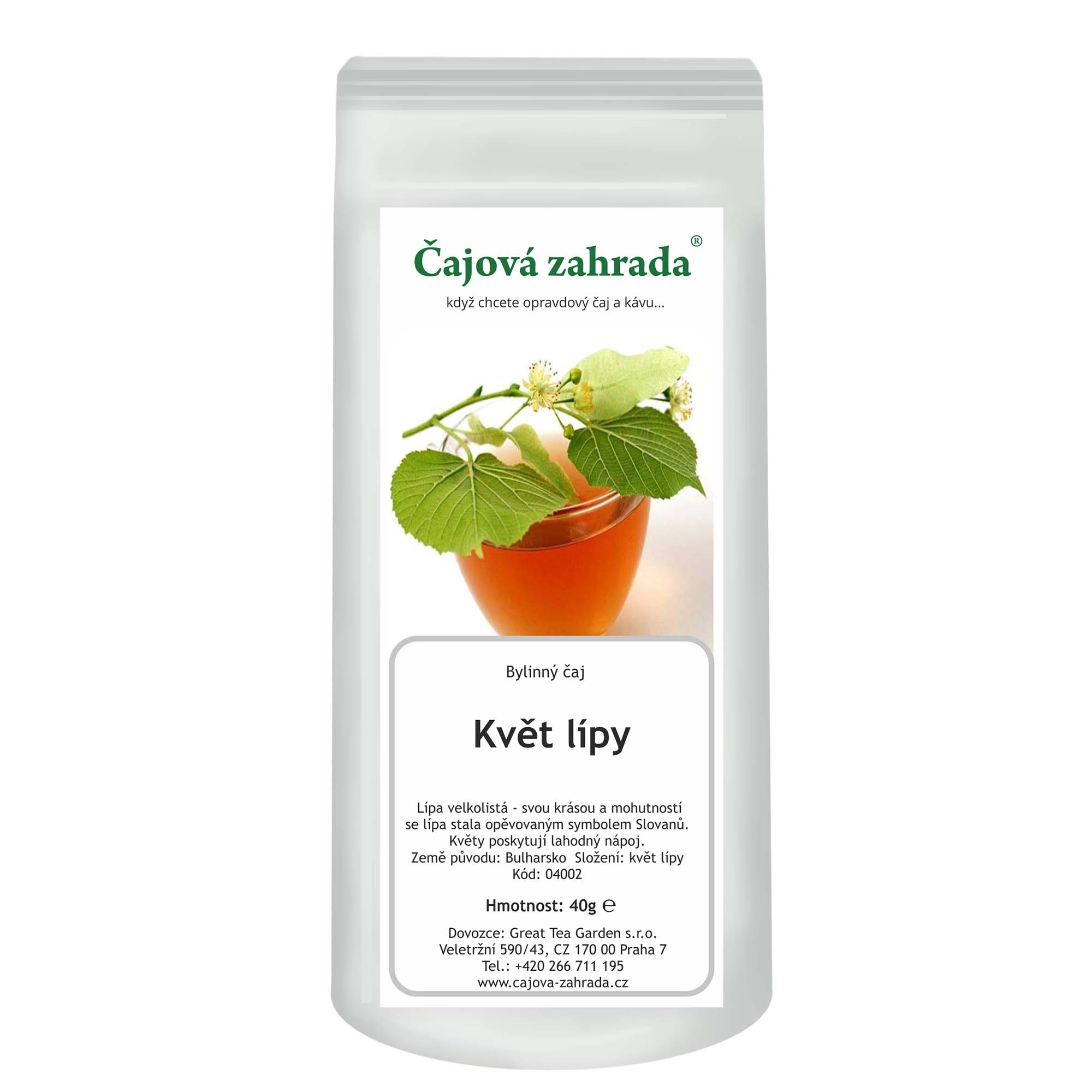 Lipový čaj – květ lípy 40 g ℮