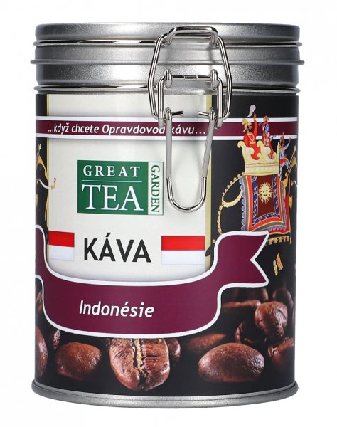 Levně Great Tea Garden Káva Indonésie v dóze Varianta: mletá 200g