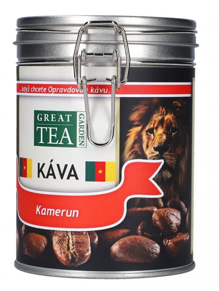 Great Tea Garden Káva Kamerun v dóze Varianta: zrnková 200g