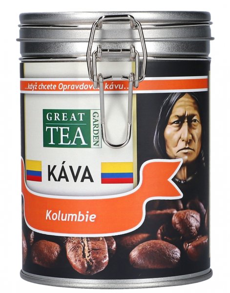 Levně Great Tea Garden Káva Kolumbie v dóze Varianta: zrnková 200g