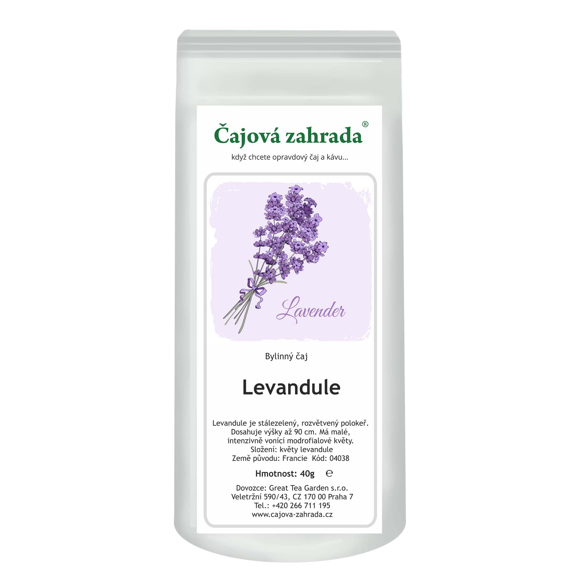 Levandulový čaj – bylinný čaj