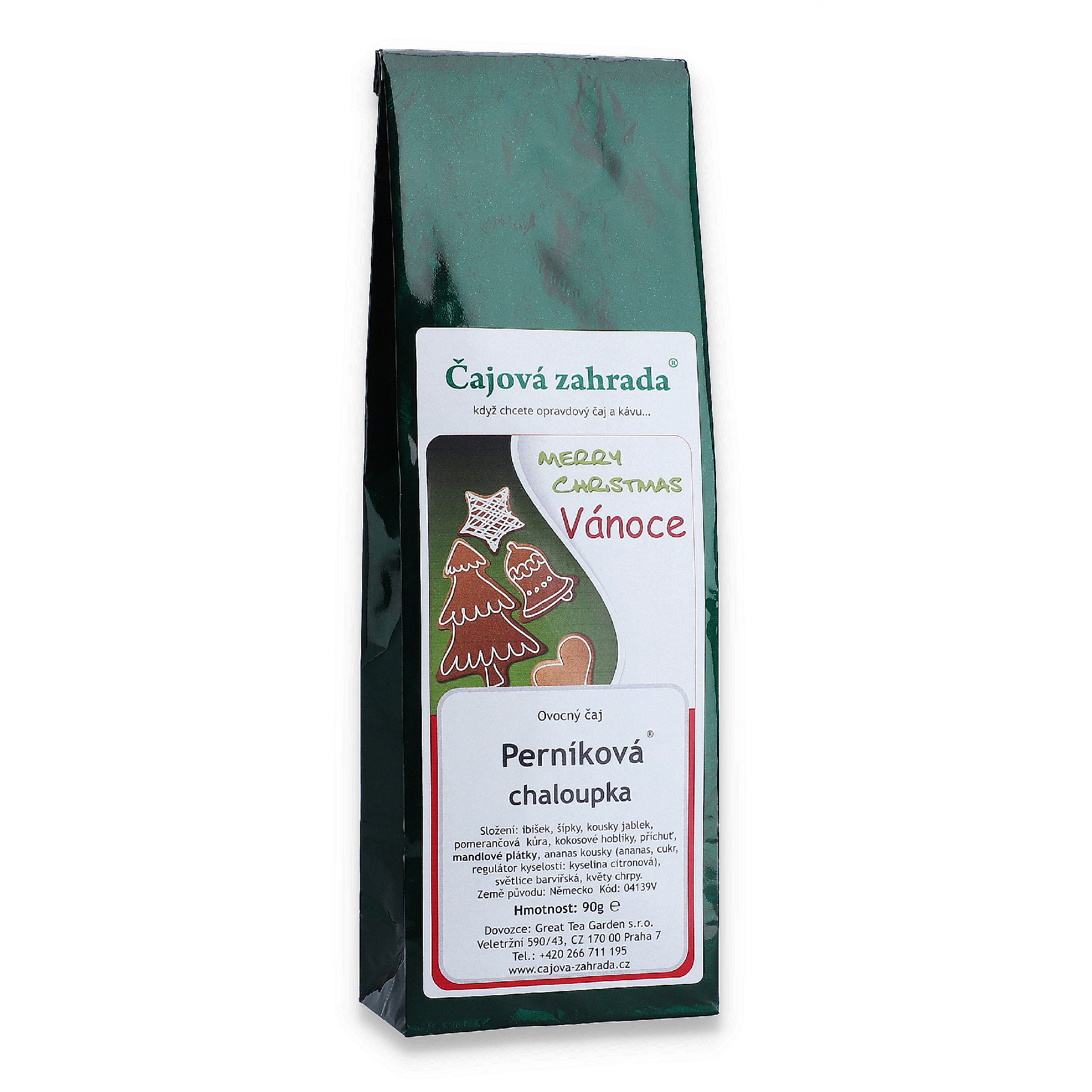 Levně Čajová zahrada Vánoční čaj Perníková chaloupka ® - ovocný čaj Varianta: ovocný čaj 500g