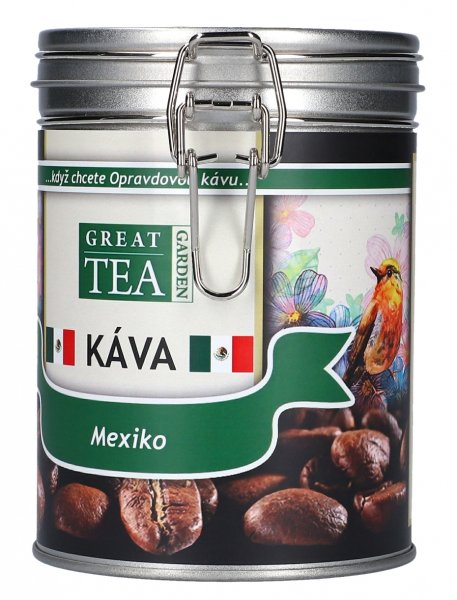 Great Tea Garden Káva Mexiko Altura v dóze Varianta: zrnková 200g