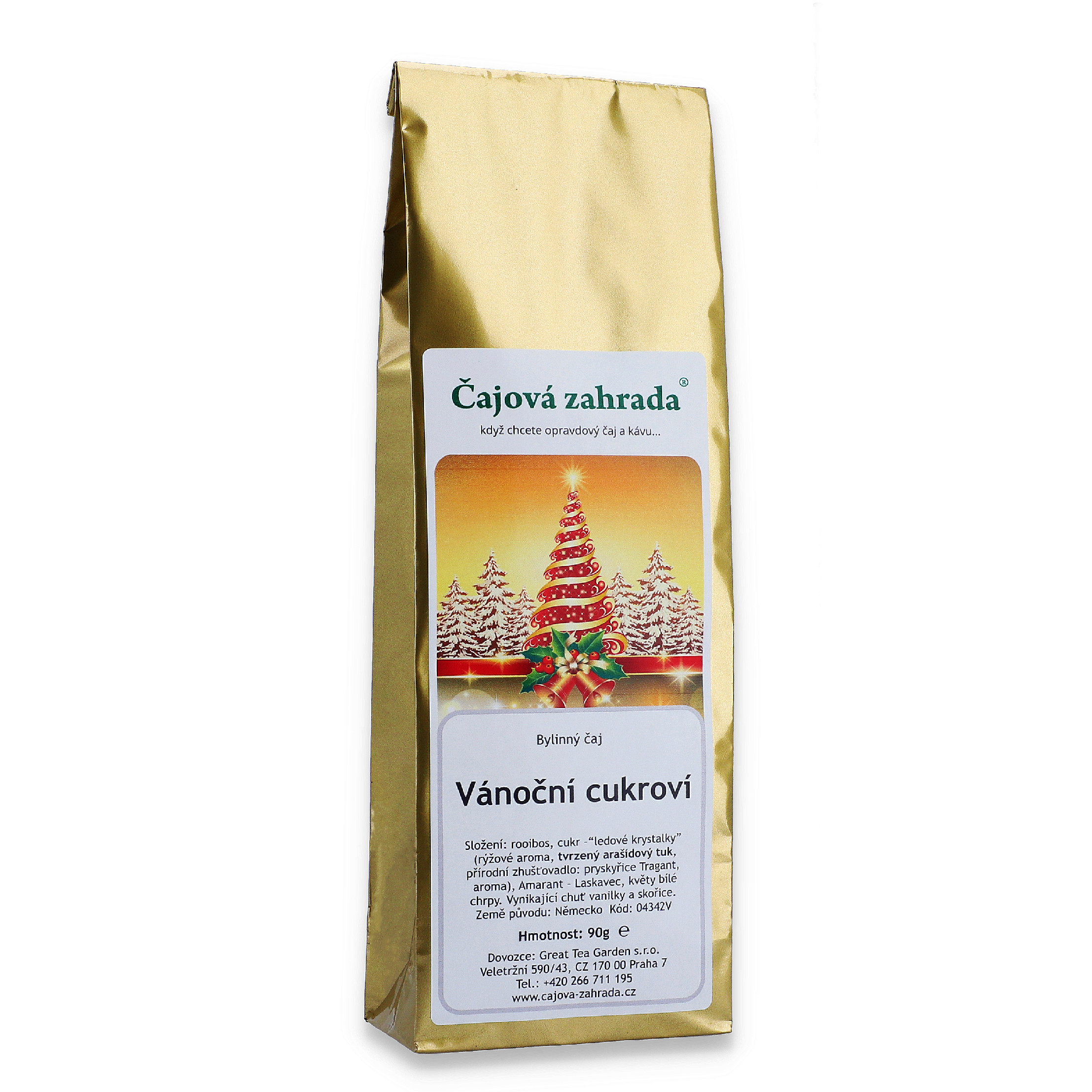 Levně Čajová zahrada Rooibos Vánoční cukroví Varianta: rooibos čaj 500g