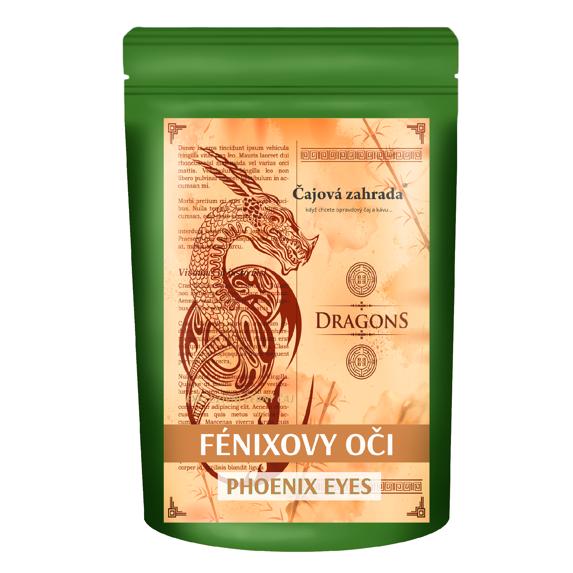 China Phoenix Eyes – Fénixovy oči 40 g – jasmínový zelený čaj