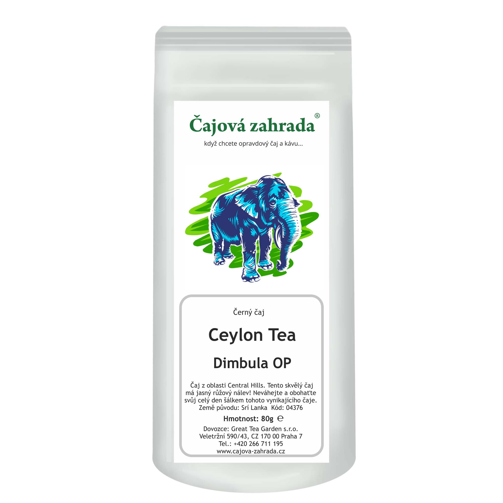 Ceylon Dimbula OP 80 g – černý čaj