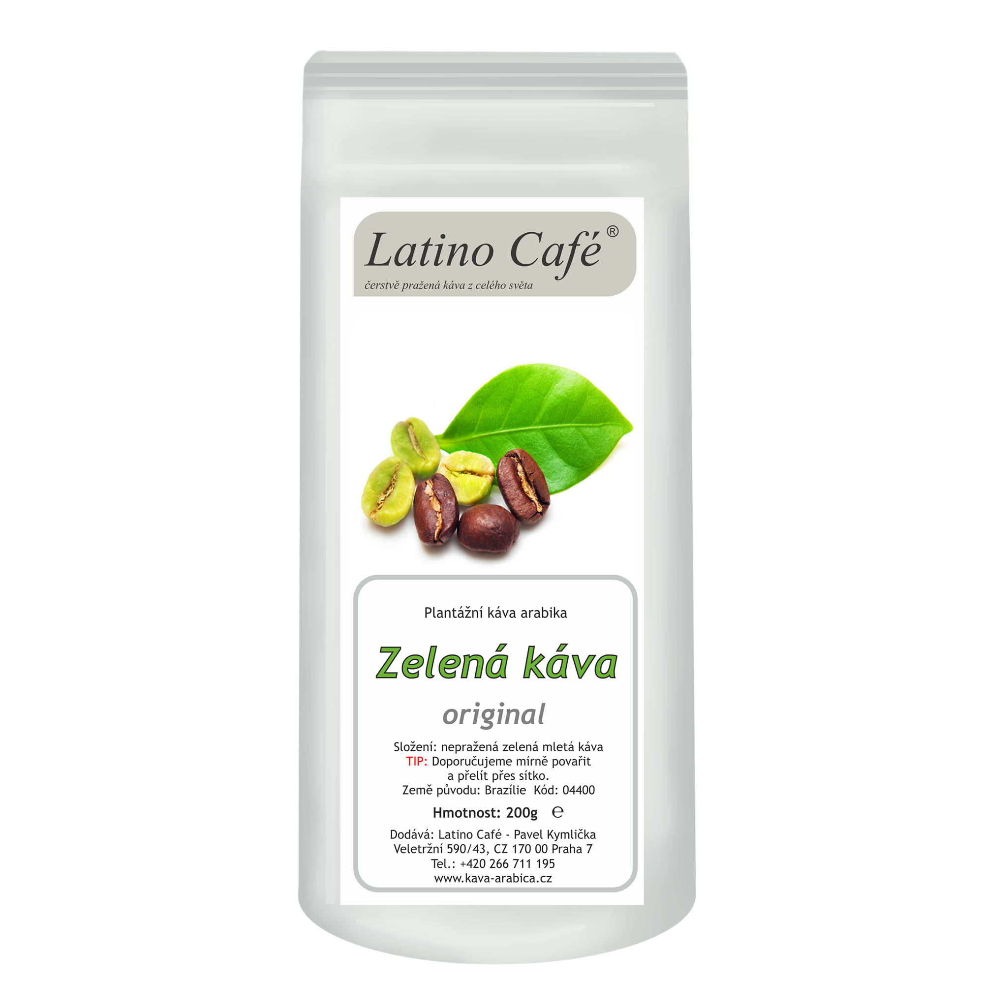 Levně Latino Café Zelená káva