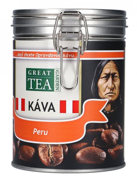 Levně Great Tea Garden Káva Peru v dóze Varianta: mletá 200g