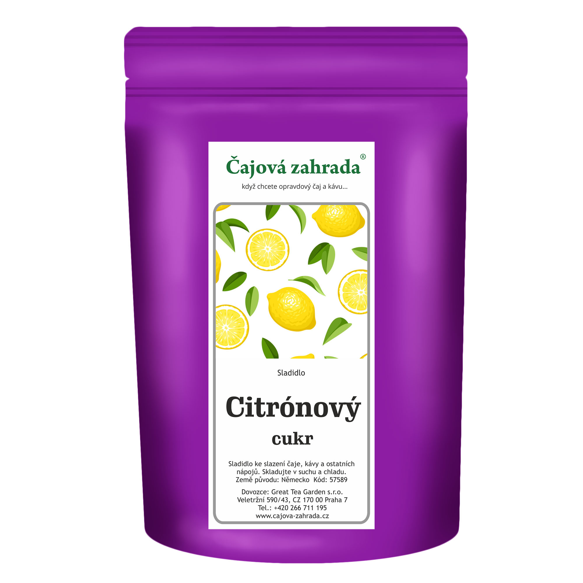Cukr Citrón – sladidlo do čaje a kávy 200 g ℮