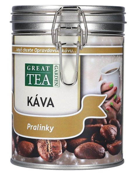 Levně Great Tea Garden Vánoční káva Pralinky v dóze Varianta: mletá 200g