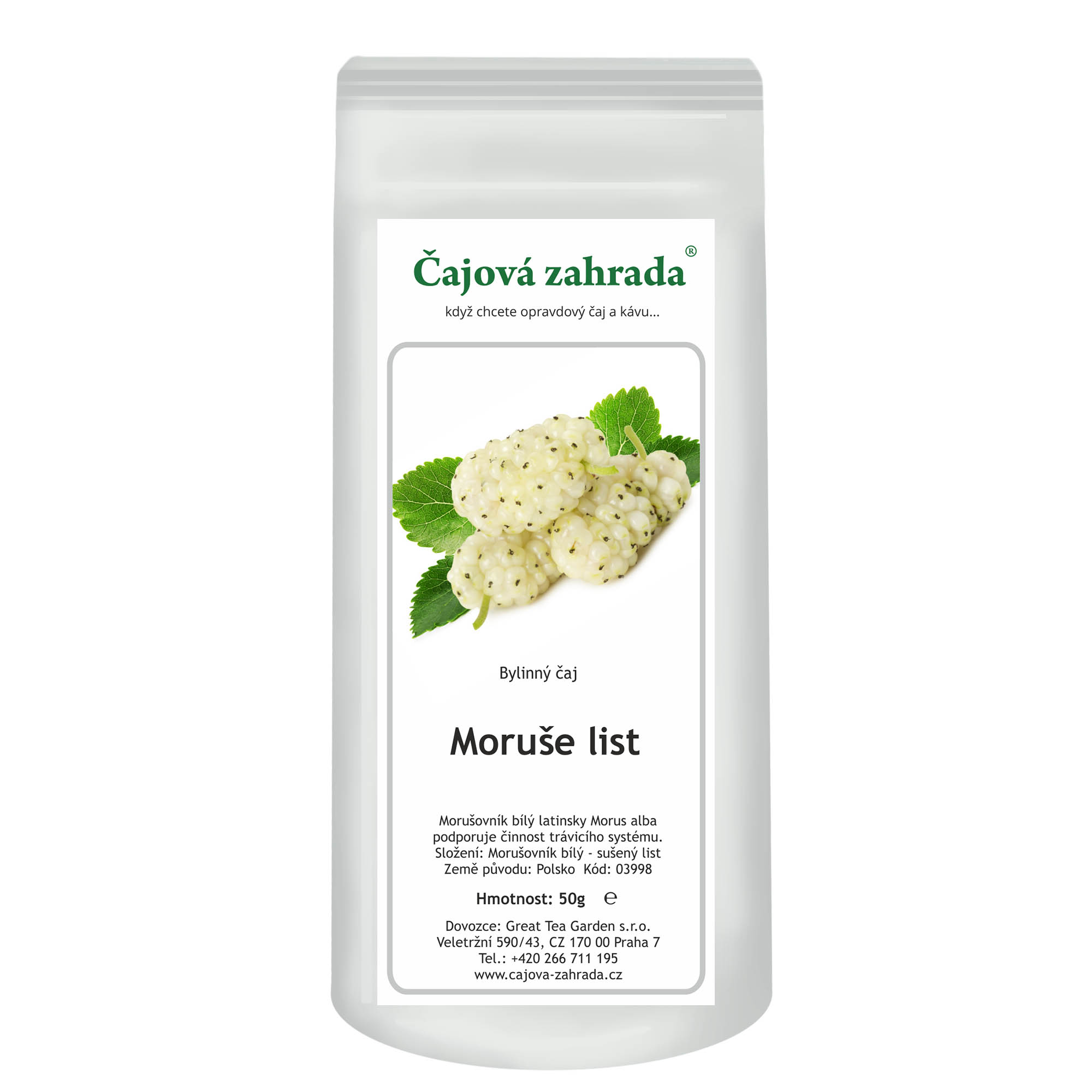 Moruše list – bylinný čaj 50 g ℮