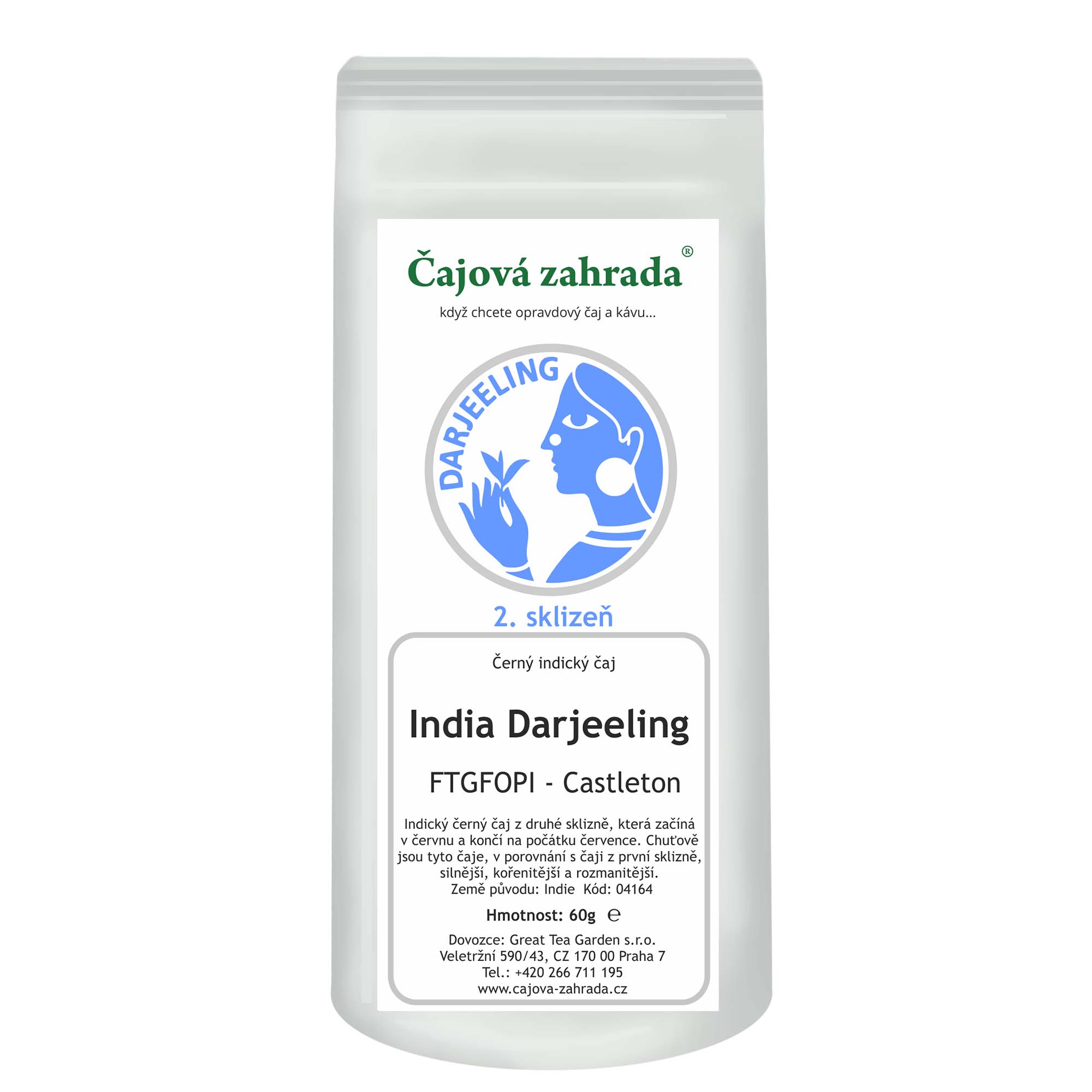 India Darjeeling FTGFOPI Castleton – černý čaj