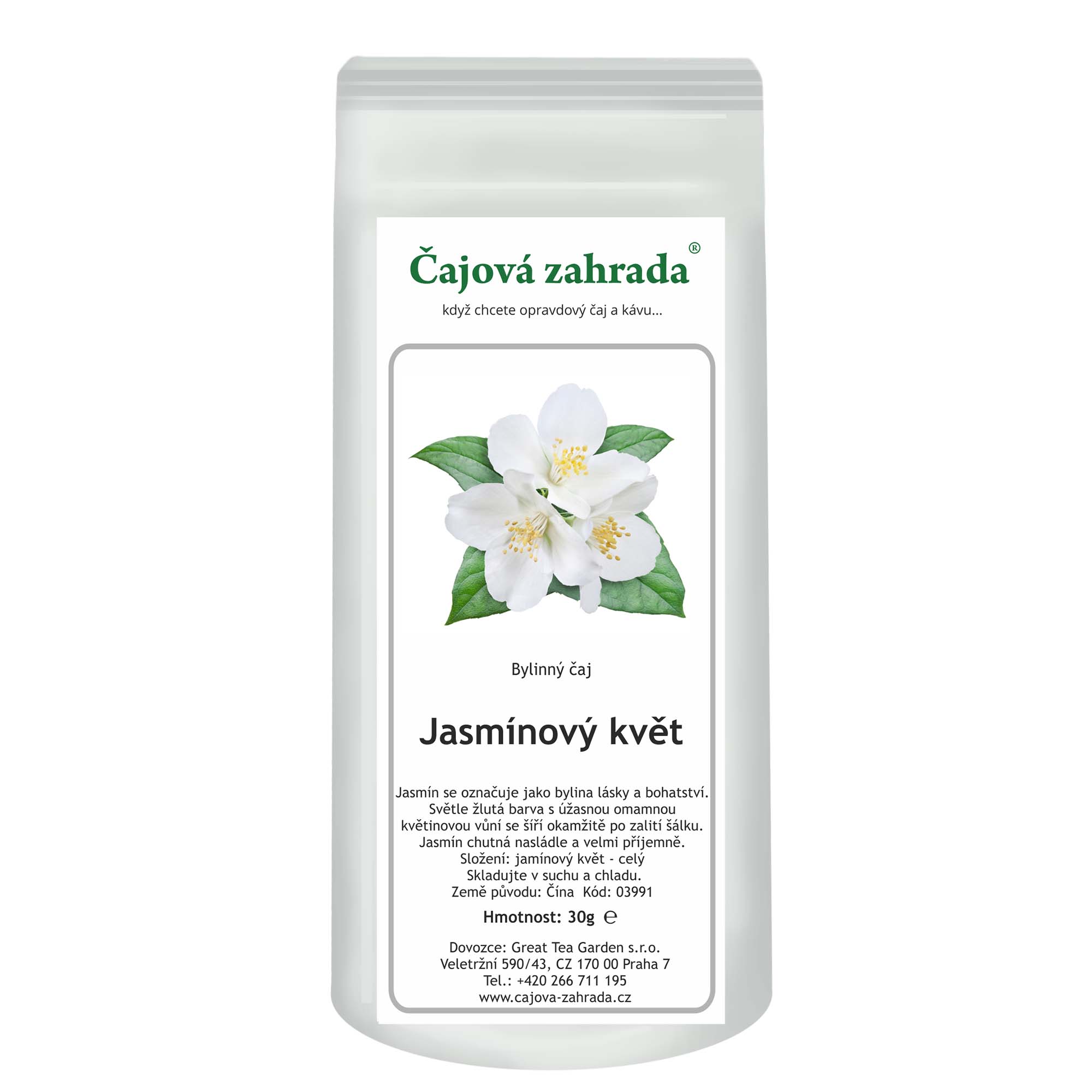 Levně Čajová zahrada Jasmínový květ - bylinný čaj