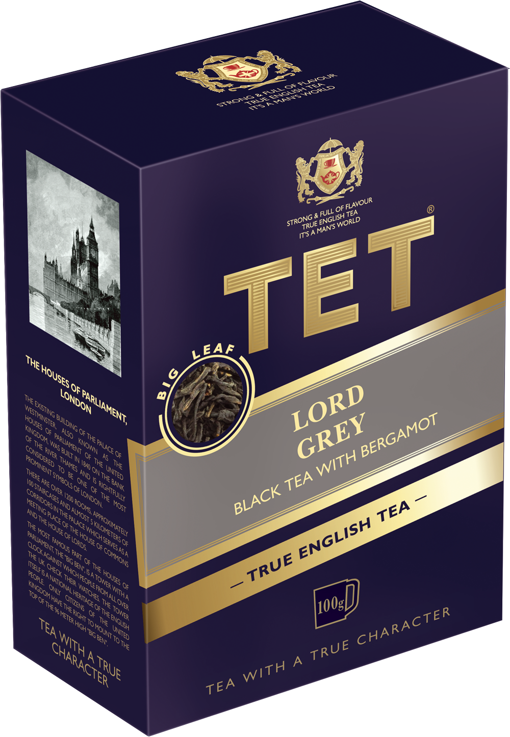 Levně TET Tea Lord Grey 100g - černý ochucený čaj