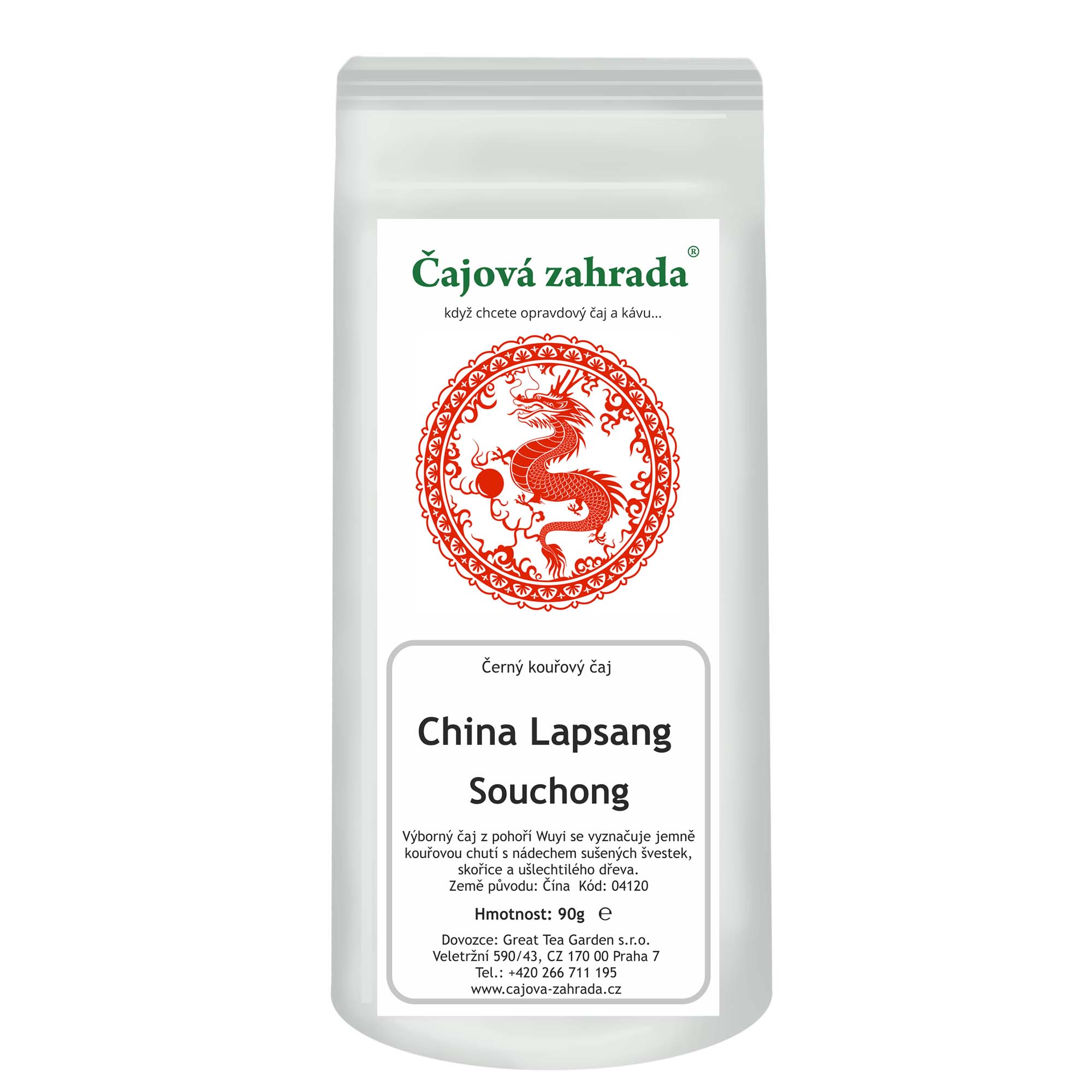 Levně Čajová zahrada China Lapsang Souchong - černý čaj Varianta: černý čaj 1000g