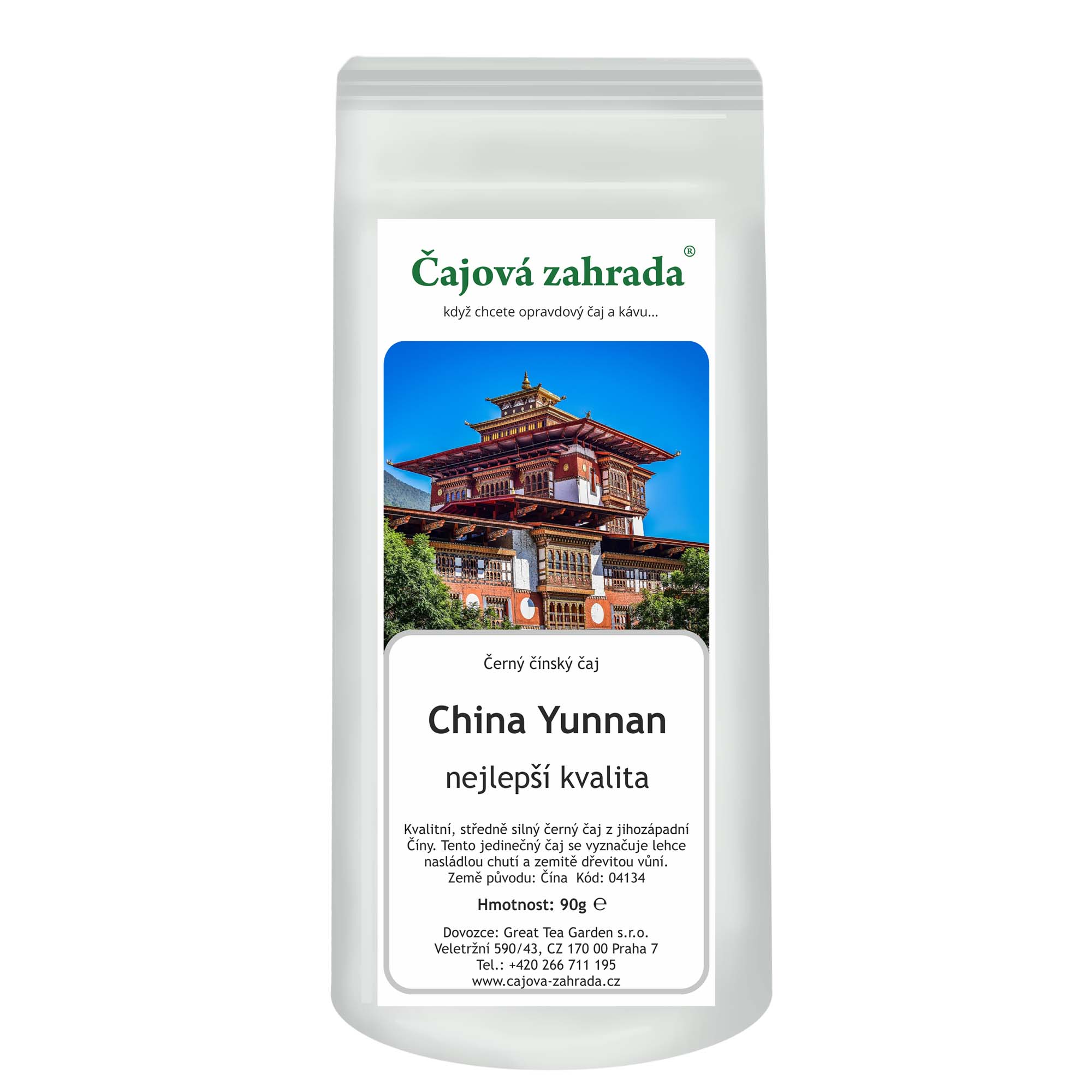 Levně Čajová zahrada China Yunnan Black FOP - černý čaj Varianta: černý čaj 500g