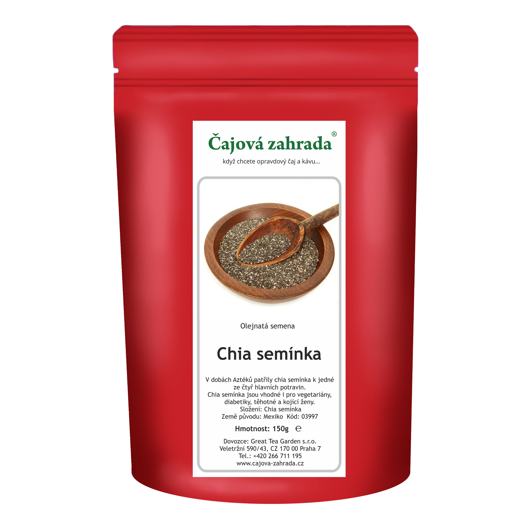 Chia semínka – šalvěj hispánská 150 g ℮
